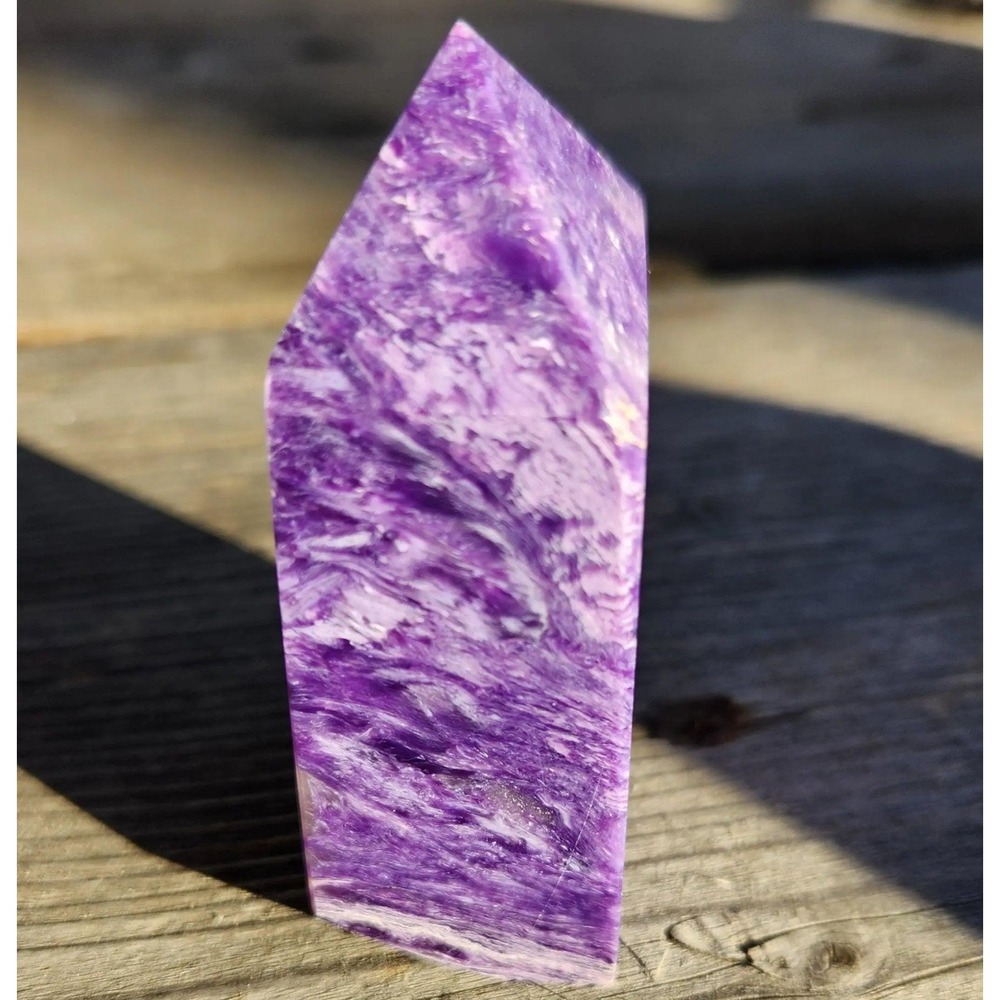 Charoite Tower, Purple Tower, Charoite, Rare Charoite, Newly Discovered,